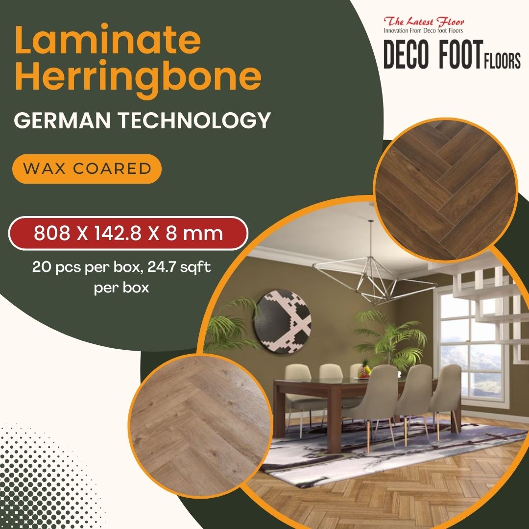 Herringbone Laminate Flooring in Kolkata: Timeless Elegance